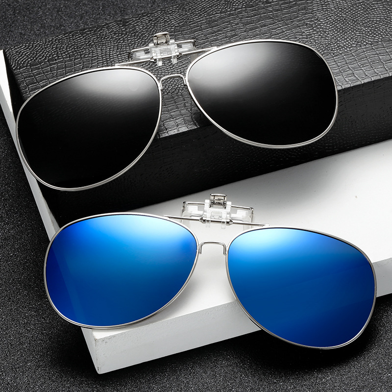 Sunglasses Aviator Polarized - Поляризованные солнцезащитные очки с зажимом для