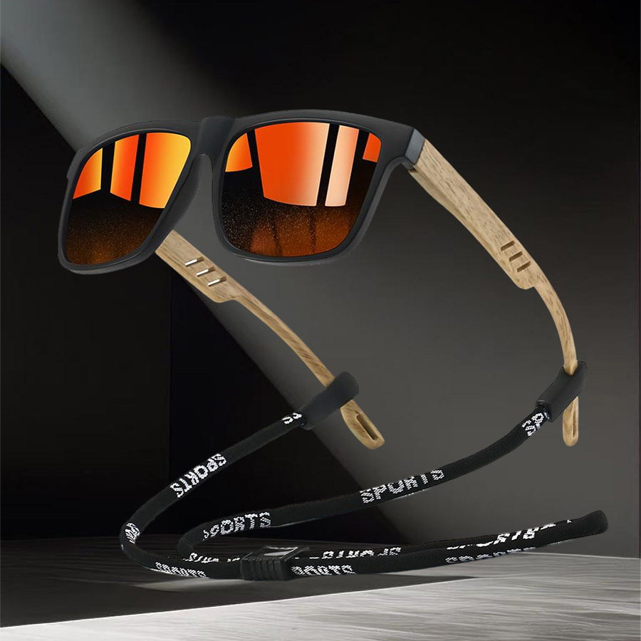 Sunglass Retainer Cord - Модные квадратные солнцезащитные очки с цепочкой,