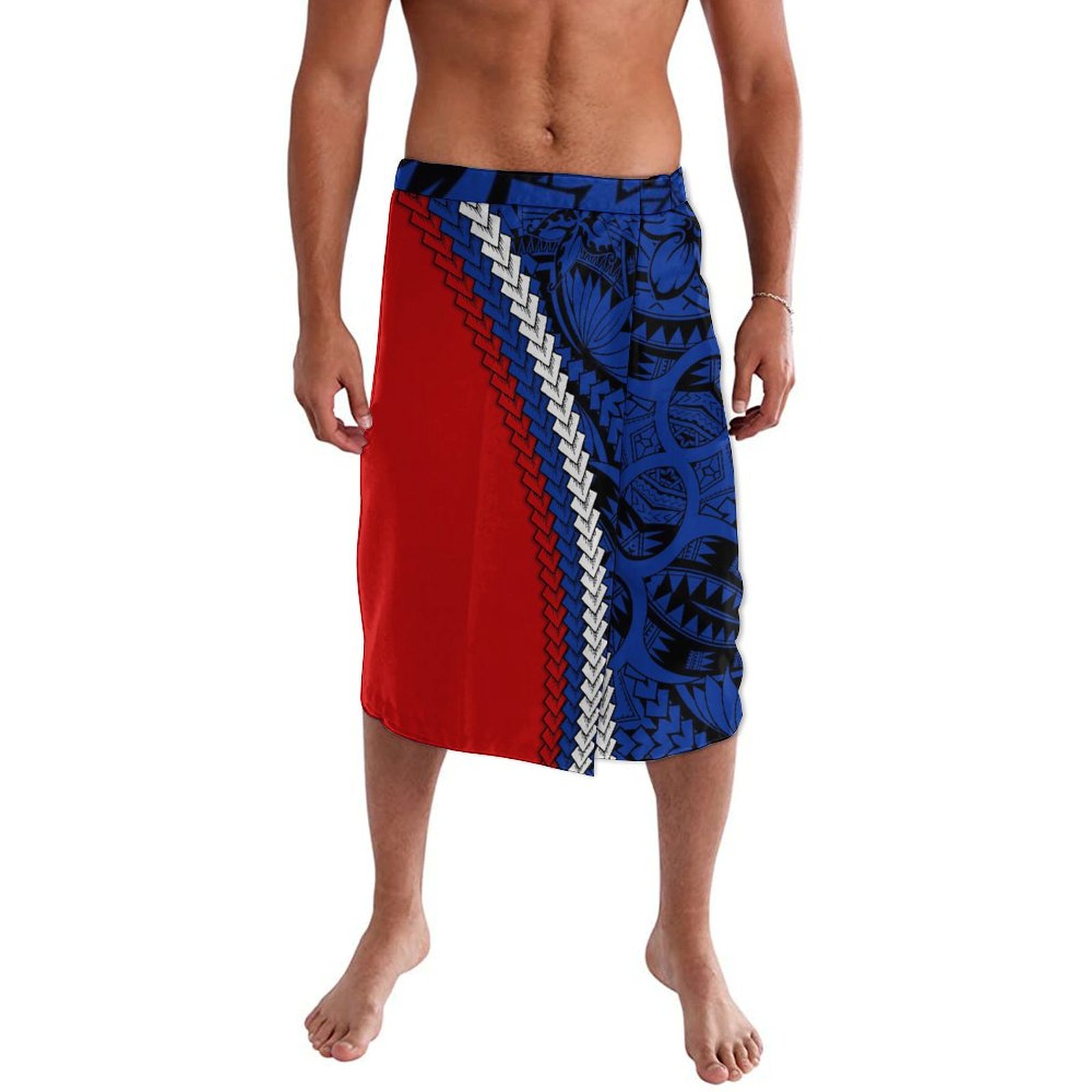 Sarong Men Wrap - Гавайское мужское пляжное платье с запахом