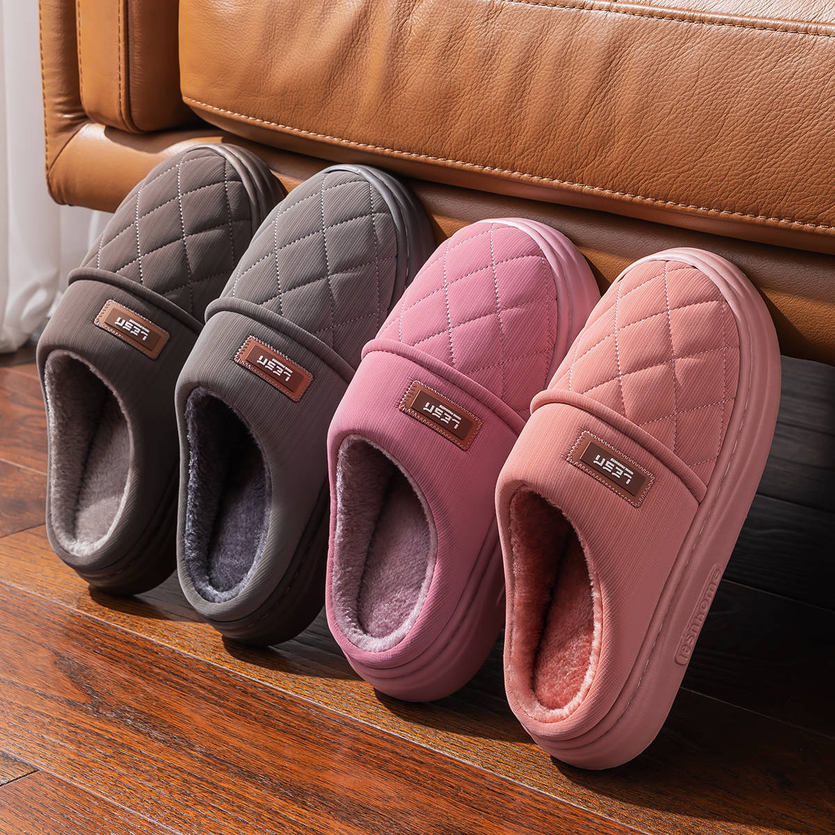 Зимние теплые тапочки для женщ – обзор и цена Flip Flop Leather Men