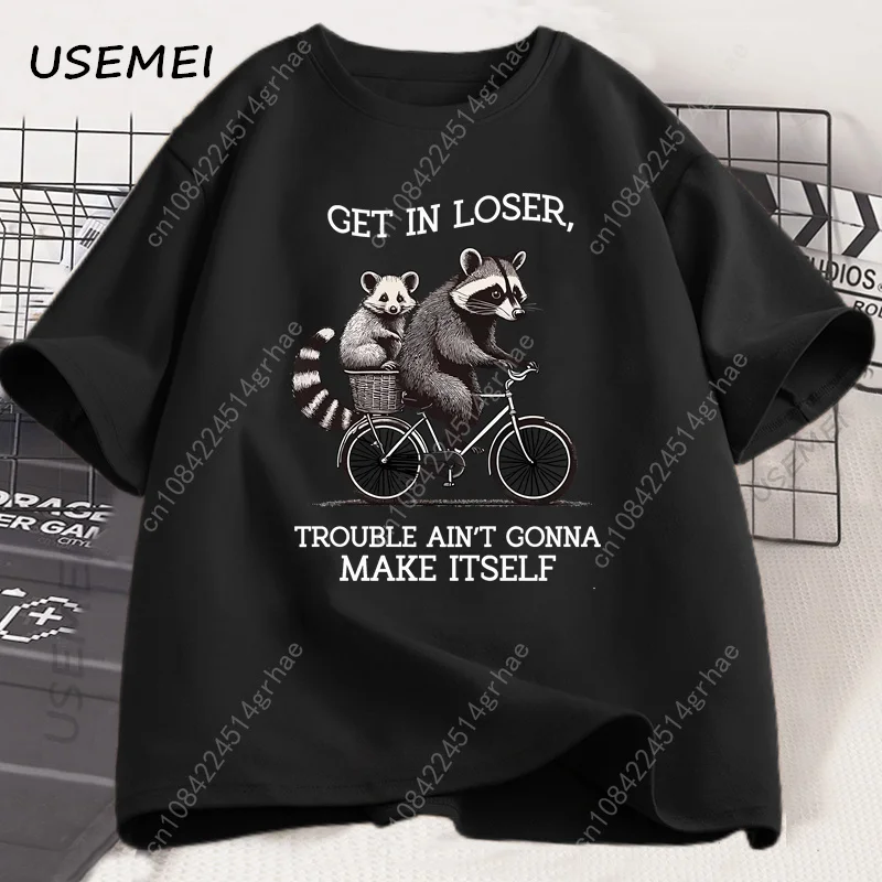 Футболка Get in Loser с забавн – обзор и цена Tee Graphic Print