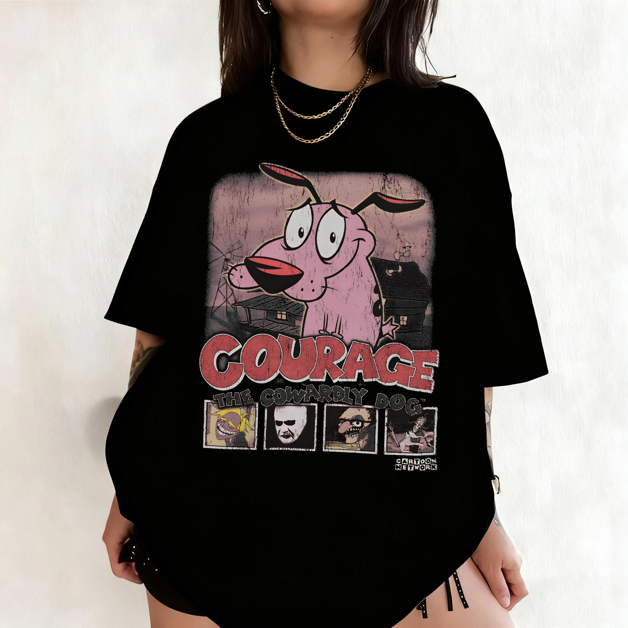 Летняя винтажная футболка с ко – обзор и цена Tee Graphic Print
