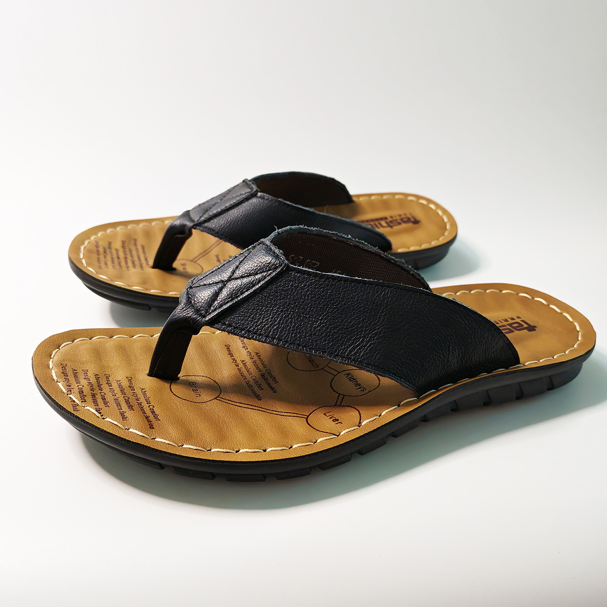 Летняя обувь, мужские тапочки, – обзор и цена Flip Flop Leather Men