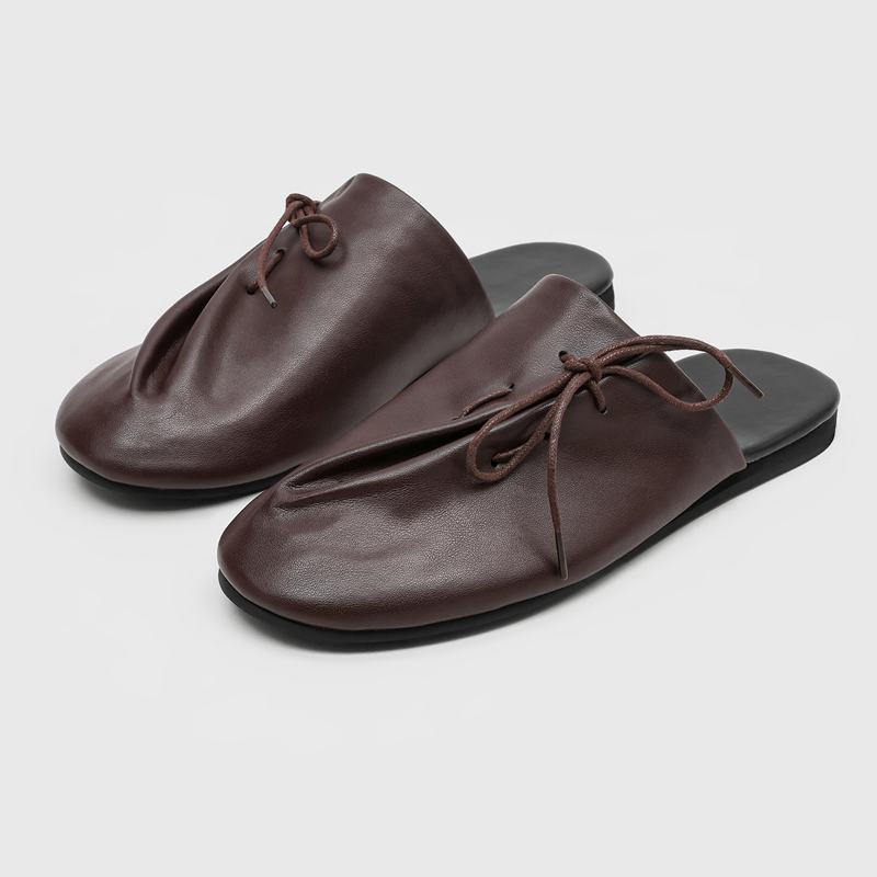 Новые модные удобные мужские п – обзор и цена Flip Flop Leather Men