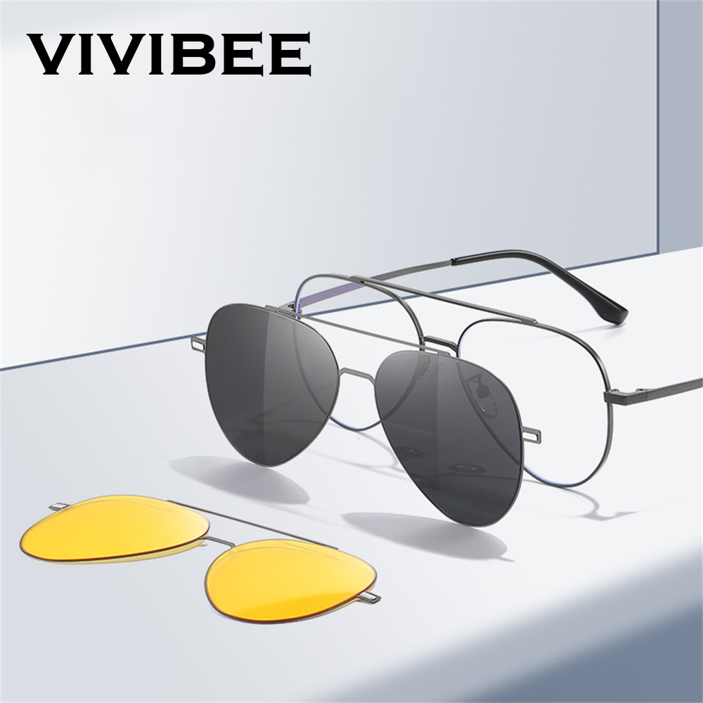 VIVIBEE авиационные магнитные  – обзор и цена Sunglasses Aviator Polarized